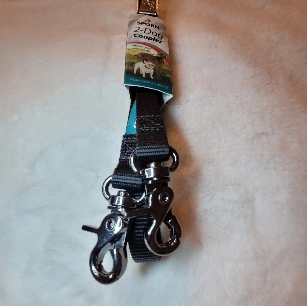 Sporn 2-Dog Coupler New With Tag